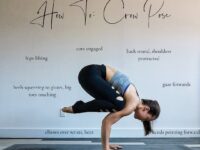 KIANA NG Yoga Handstands HOW TO CROW POSE⁠⠀