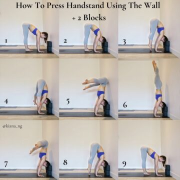 KIANA NG Yoga Handstands If youre working on