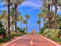Key to Yoga Palm trees and Ocean breeze tag your