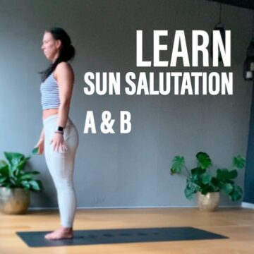 LEARN SUN SALUATIONS Making this video would probably about
