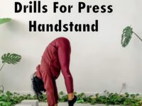 MIZ LIZ YOGA WELLNESS Drills for Press Handstand Starting