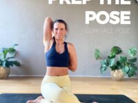 Maike Yoga Strength Fit Happy Monday in cowfacepose