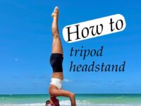 Marina Alexeeva YogaFitness How to learn tripod headstand