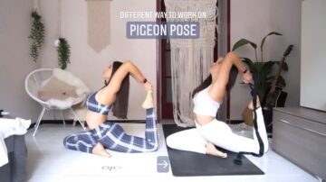 Martina Rando Different ways to work on pigeon pose Option