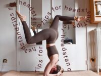 Mathilde ☾ yoga teacher SWIPE for headstands technique An