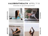 Mia Joining my first ever yoga challenge alobouthealth in honor