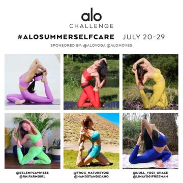 New Yoga Challenge Announcement AloSummerSelfCare July 20 29 When you