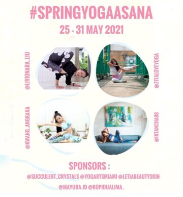 New Yoga Challenge Announcement SpringYogaAsana 25 31 May Spring is