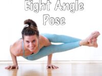 Pia ᵂᴱᴿᴮᵁᴺᴳ Eight Angle pose was the second arm balance