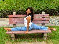 Riya Bhadauria yogachallenge yogachallenge2021split yogagirl yogatribeyogatribe yogainf