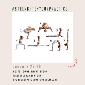 Robin Martin NEW CHALLENGE ANNOUNCEMENT StrengthenYourPractice January 22 28   There