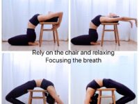 Seonia Here is some variations of shoulder stretching using chairTheses