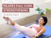 These 10 minute at home Pilates Core Strengthening Exercises