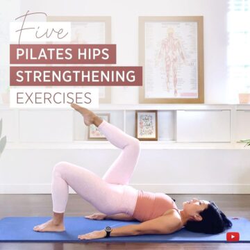 This 10 minute at home Pilates Hip Exercises for