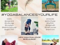 Tugce CELEN New yoga challenge announcement YogaBalancesYourLife August 16 20 We