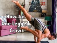 Upgrade Your Yoga Practice One legged crow incorporates new elements