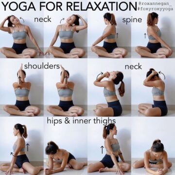 Where do you hold tension Neck shoulders hips or