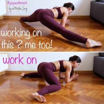 Yoga Alignment TutorialsTips @martina sergi Working towards StraddleSplitsPose CenterSplitsPose Samakon