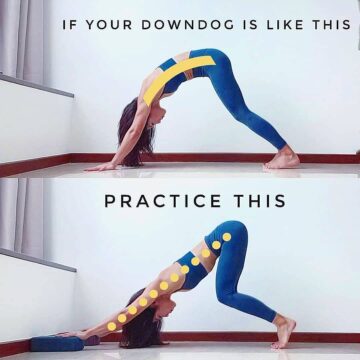 Yoga Alignment TutorialsTips @yrcyoga Looks familiar Downdog looks very but