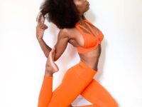 Yoga Goals by Alo Beauty in Bright Tangerine We have