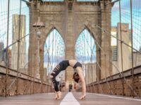 Yoga Handstands Drills Backbending on the Brooklyn Bridge