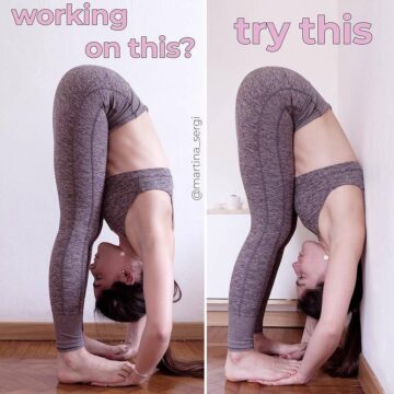 Yoga Mics Using the wall Great post by @yogawithmarti A