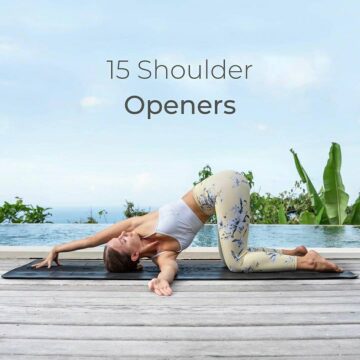Yoga Mics ⁣Tight shoulders stiff neck Do these stretches to