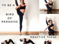 Yoga Practice Photo by @aurorabowkett ⠀ This posture birdofparadise is