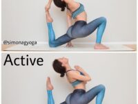 Yoga Practice Photo by @simonagyoga ⠀ Adding this little tutorial