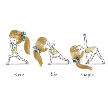 Yoga for All Keep Life Simple   Follow @yogavox Credit