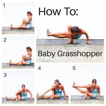 YogaTips Day 3 of FundationsofYoga4 is Baby Grasshopper ⁠ ⁠