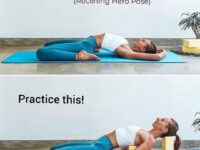 YogaTips Follow @yogatips RECLINING HERO POSE is very relaxing but