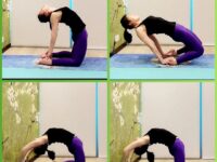 YogiD camelpose practice 2nd slide video 1st time can do