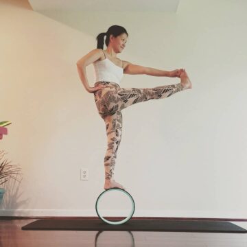yogibecoming Keeping it balanced balance balanceiskey yogawheel yoga