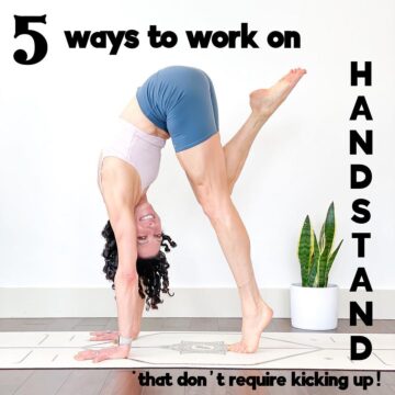 ⁣ Want to work on handstand but tired of