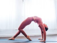Christine Sit｜Yoga Instructor Simply gratitude coming up to the wheel