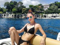 𝓛𝓮𝓽𝓲𝔃𝓲𝓪 𝓕𝓪𝓫𝓫𝓻𝓲 ॐ 𝚂𝚊𝚕𝚝𝚢 seaday boatday summergirl italy italianriviera swimwear