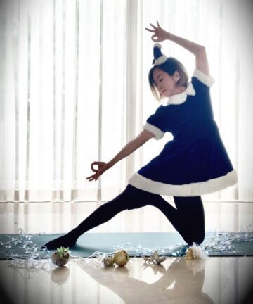 1639150178 Lucia Antonio @lucia antonio New international yoga challange XmasSeasonYogis December 6 10 Day