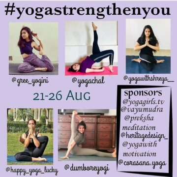 1640353064 Yoga girl Shama @peaceful yogini  shama Core strengthening day of yogastrengthenyouAugust 21 26