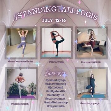 1640656362 Hazel @yearningandyoga Day 2 of the standingtallyogis yoga challenge with a