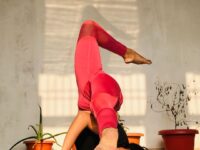 2021hs365 indianyogini indianyogi fallenangelvariation yoga yogachallenge