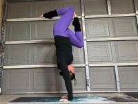 @ Advanced for invertorbackbend and inversion for yogiwatchtv Advancing my han