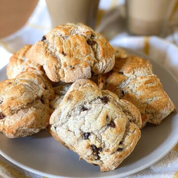 @ GLUTEN FREE CHOCOLATE CHIPS SCONES no added sugar and butter