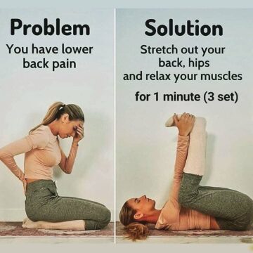 @ Lower Back pain Heres the solution DM for credit yoga