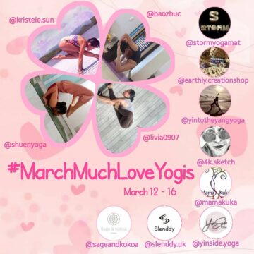 @ NEW CHALLENGE ANNOUNCEMENT MarchMuchLoveYogis March 12 16 2021 Do you