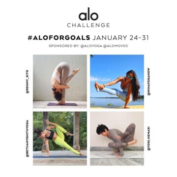@ Yoga challenge Announcement ⁣ ⁣ AloForGoals⁣ January 24