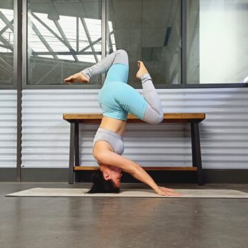 @ headstand Day 6 extend arm I did for single and