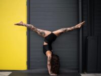 @ upside down therapy • • yoga handstand