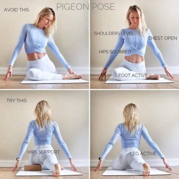 @ania 75 @yogaalignment Turn your passive pigeon into an active