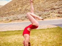 Amiarie Yoga Inversions @handstandidaho Flip your perspective iamgirlonfire GOFireorChill May